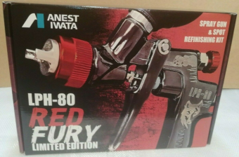 Миникраскопульт Iwata LPH-80 1,2 мм, ограниченный выпуск, бачок RED 70 мл