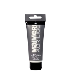 Краска акриловая Maimeri Acrilico Zinc White (Белила цинковые), 75 мл