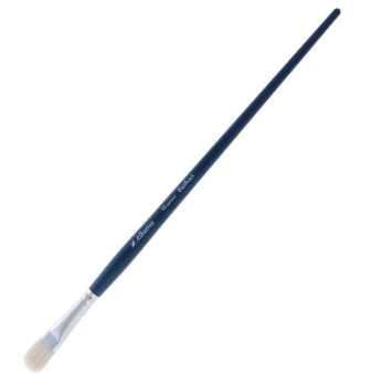 Кисть Альбатрос серии Байкал, щетина, овальная №16, длинная ручка