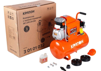 Компрессор с прямой передачей Кратон АС-210-24DD