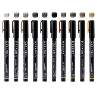 Набор маркеров Gaahleri Metallic Series Marker Set