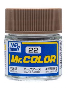 Mr. Hobby Краска 10 мл C22 DARK EARTH
