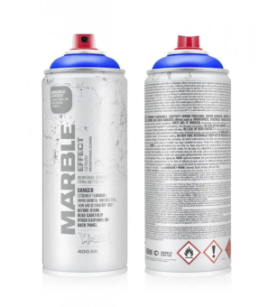 Аэрозольная краска Montana MARBLE Blue/ мрамор-эффект синий, 400 мл
