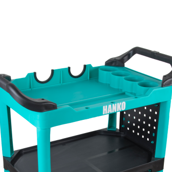 HANKO SP-2025-1106 Тележка полировщика с двумя ячейками под полировальные машинки