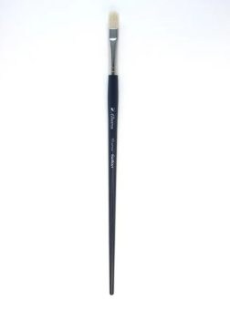 Кисть Альбатрос серии Байкал, щетина, овальная №10, длинная ручка