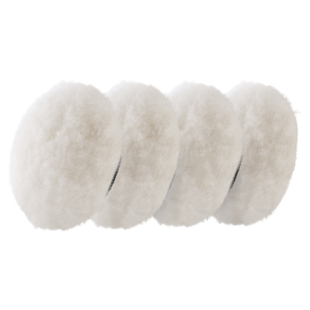 HANKO F7400 Комплект полировальных дисков из натуральной овчины, 80 x 25 мм, 4 шт.