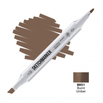 Маркер SKETCHMARKER BR51 Burnt Umber (Жженая умбра)