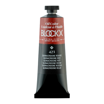 Квинакридон красный, краска масляная Blockx, 35 мл