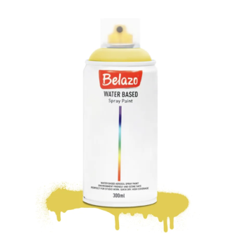 Краска аэрозольная Belazo WaterBased Chrysant Yellow, 300 мл