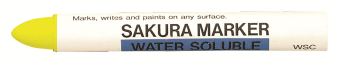 Маркер-мелок Sakura Watersoluble, стержень 15 мм, #3 желтый