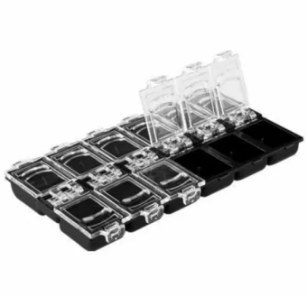 Irisk Бокс для хранения прямоугольный 12 ячеек (У144-03)