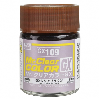Mr. Hobby Mr. Color Лак эмалевый глянцевый Clear Brown, 18 мл