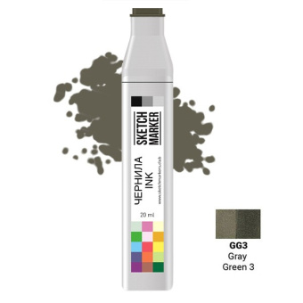 Чернила спиртовые SKETCHMARKER 22 мл цв. GG3 Gray Green 3