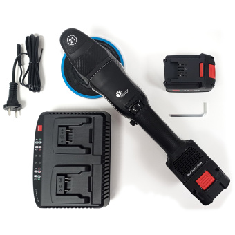 Rupes BigFoot iBrid HLR15/ HLR21 Аккумуляторная полировальная машинка 125 мм, ход эксцентрика 15 мм