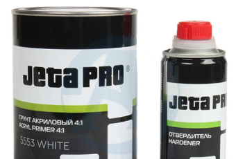 JETA PRO 5553 Грунт-наполнитель 4:1, акриловый + отвердитель. Цвет: белый, 0,8+0,2 л