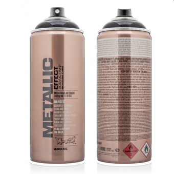 Аэрозольная краска Montana METALLIC Black/ черный, 400 мл