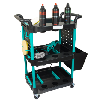 HANKO SP-2025-1102 Тележка детейлера с контейнером и 18 ячейками для бутылок