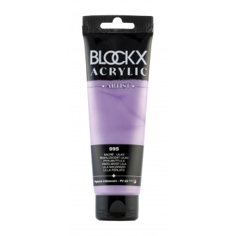 Лиловый перламутр, краска акриловая Blockx Artist, 120 мл