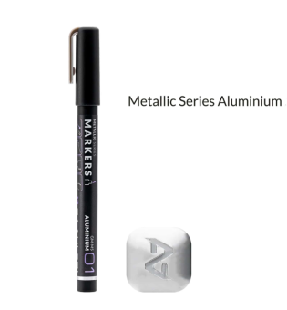 Маркер Gaahleri Metallic Series GM-MS01 - Aluminium