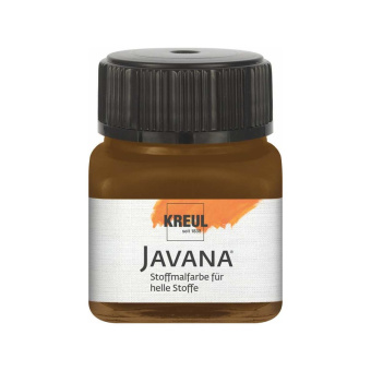 Нерастекающаяся краска по светлым тканям Javana Tex Sunny темно-коричневая 20 мл