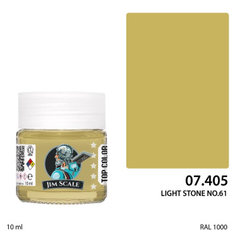 Краска спиртовая Jim Scale, цвет Light Stone No.61, 10 мл