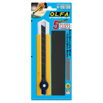 OLFA OL-H-1BB/5BB Нож с выдвижным лезвием 25 мм