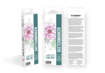 Набор капиллярных ручек Sketchmarker Artist fine pen Basic 1, 6 цв.