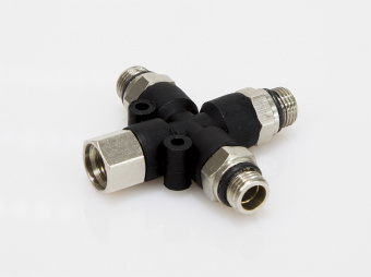 JAS 3003 Разветвитель гайка 1/8" - 3 штуцера 1/8"