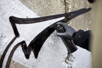 Аэрозольная краска Montana TARBLACK/ черная смола, 500 мл (низкое давление)