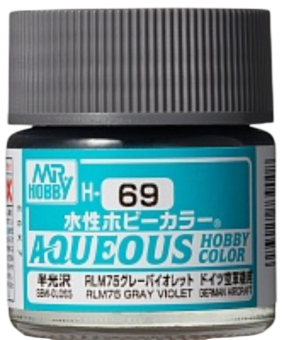 Mr. Hobby Краска 10 мл H69 RLM75 GRAY