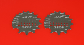 JAS 3908 Скрайбер цилиндрических поверхностей и формирования головок болтов и гаек 2 шт.