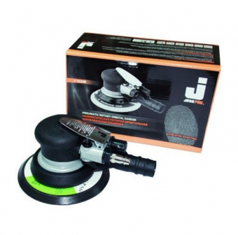 Jeta PRO пневматическая ротор-орбитальная шлифовальная машинка. Литой алюминиевый корпус с мягкой рукояткой . Ход эксцентрика 2,5 мм.