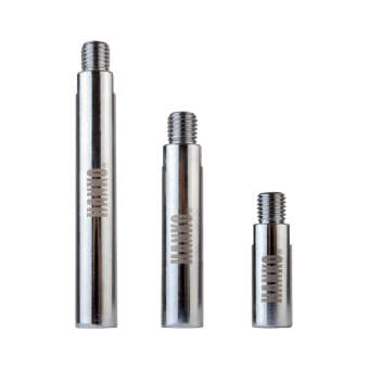 HANKO Набор удлинительных валов для полировальных машинок с вращательным типом движения (50 мм, 80 мм, 120 мм)