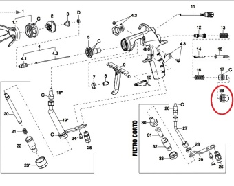Колпачок иглы для краскопульта Iwata MSGS-200