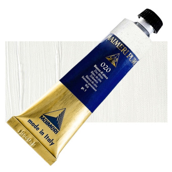 Краска масляная Maimeri Puro Zinc White (Белила цинковые), 40 мл