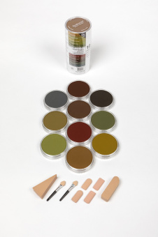 Набор PanPastel Extra Dark Shades Warm – Экстра темные теплые оттенки (10 цветов)