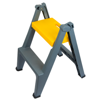 HANKO SP-2025-2103 Складная пластиковая стремянка с двумя ступенями