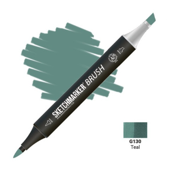 Маркер SKETCHMARKER Brush G130 Teal
