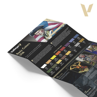 70140 Набор красок Vallejo Basic Colors USA (16 цветов)