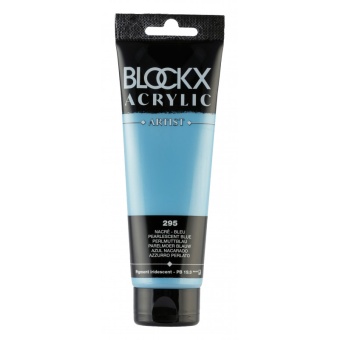 Синий перламутр, краска акриловая Blockx Artist, 250 мл