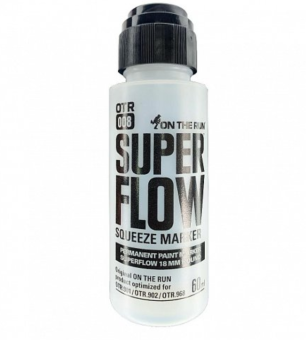 Маркер On the run OTR.008 SUPERFLOW под заправку, 60 мл, с круглым пером 18 мм