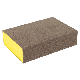 HANKO Шлифовальный блок 4-хсторонний Yellow Sponge Blocks 100x70x25 мм