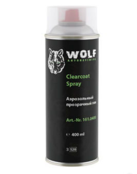 Wolf Аэрозольный прозрачный лак, 400 мл