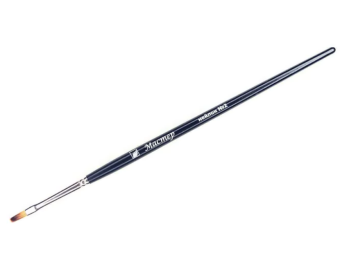 Кисть Альбатрос серии Мастер, синтетика, плоская №2, короткая ручка