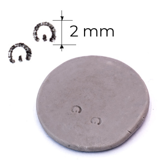 MiniWarPaint Штамп Копыта лошади, размер XS