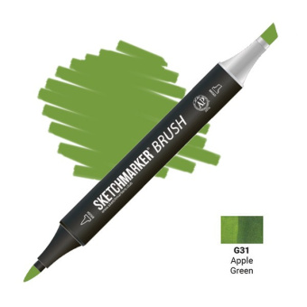 Маркер SKETCHMARKER Brush G31 Apple Green