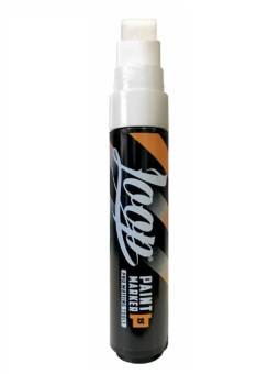 Маркер LOOP LPM-015.100 WHITE/ белый, 15 мм