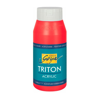 Краска акриловая Solo Goya Triton 750 мл, вишневый