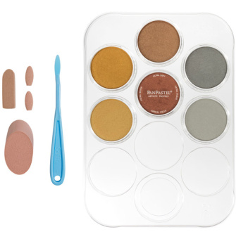 Набор PanPastel Metallics – Металлики (6 цветов) с дополнительными инструментами