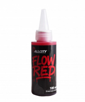 Заправка спиртовая Allcity Flow, цвет красный, 100 мл